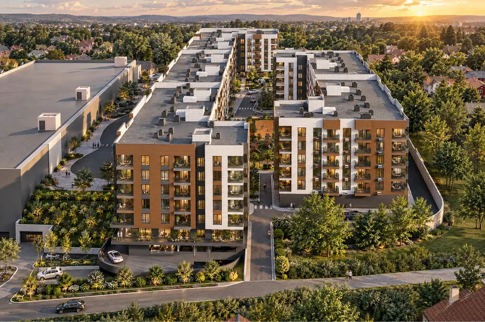 HORA Residence — Комплекс с высоты птичьего полёта